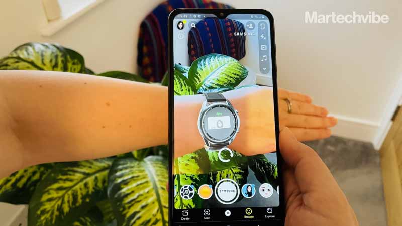 Samsung Partners With Snapchat For Timely AR Watch Simulation