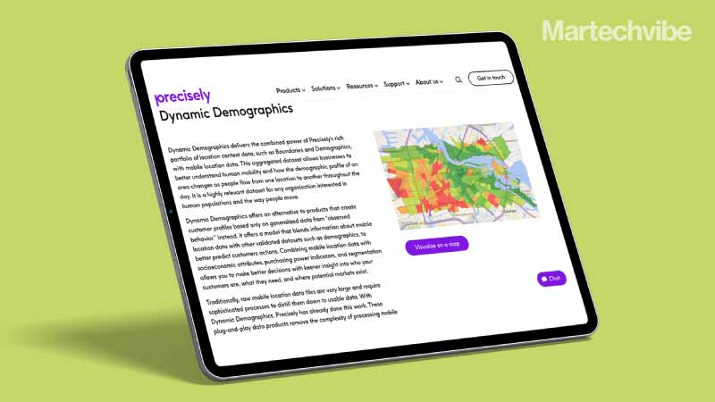 Precisely Launches Dynamic Demographics Data Offering